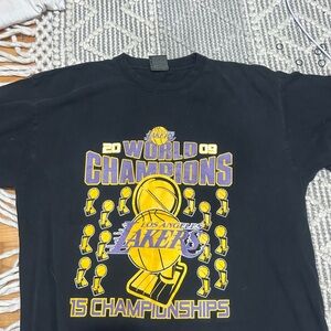 NBA Black and Yellow Graphic T-Shirt